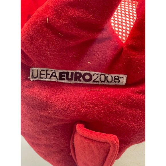 uefa euro 2008 knome hat costume Halloween net top red hook & loop ears os READ - Picture 3 of 9